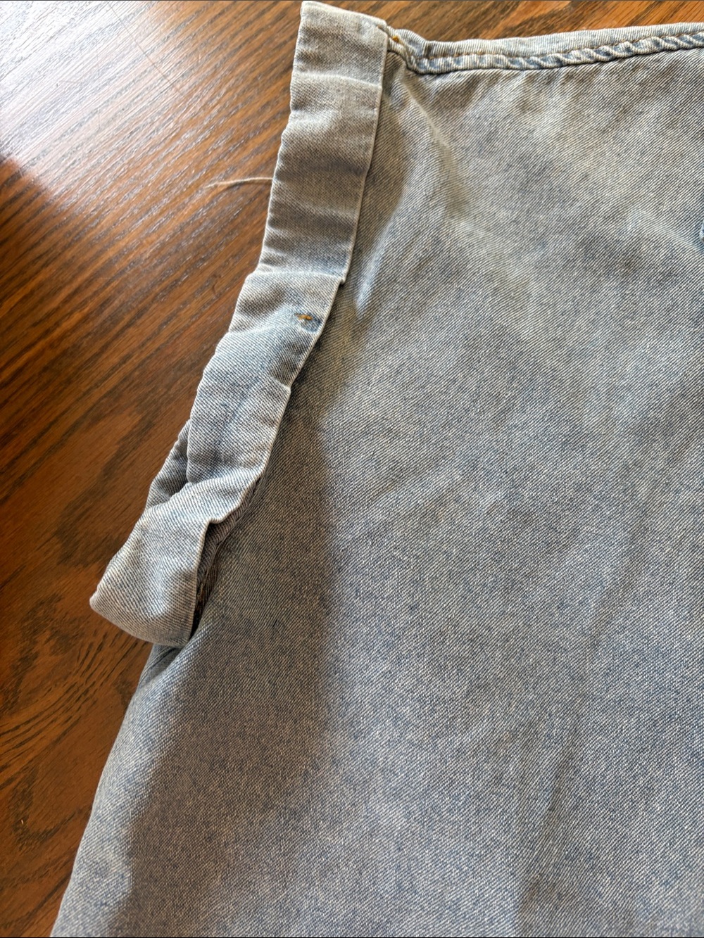 Umgee Light Blue Denim Shirt - Picture 3 of 5